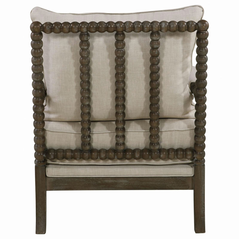 Fauteuil d'appoint à dossier amovible, Tissu gris