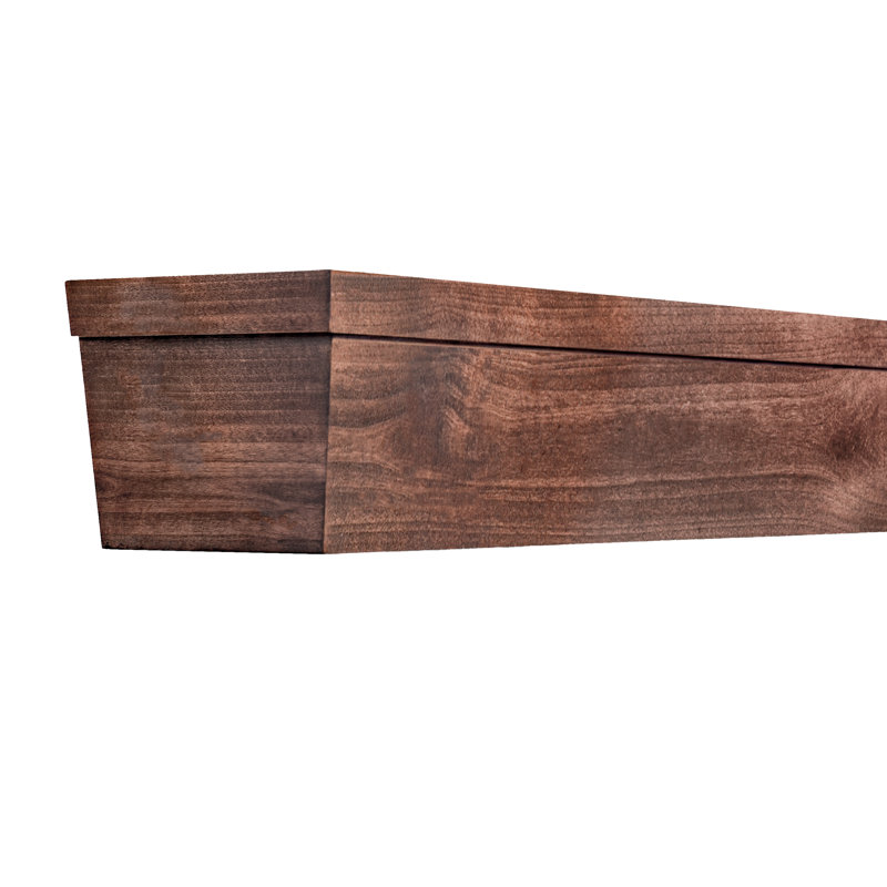 Valencia Fireplace Mantel, Brown Wood, 60"