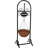 Lowestoft 16" x 14" x 48" Metal Hanging Basket Planter with Welcome Sign