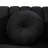 Sofa Chair, Flannel Accent Chair With Pillow For Living Room, Black-520107840
