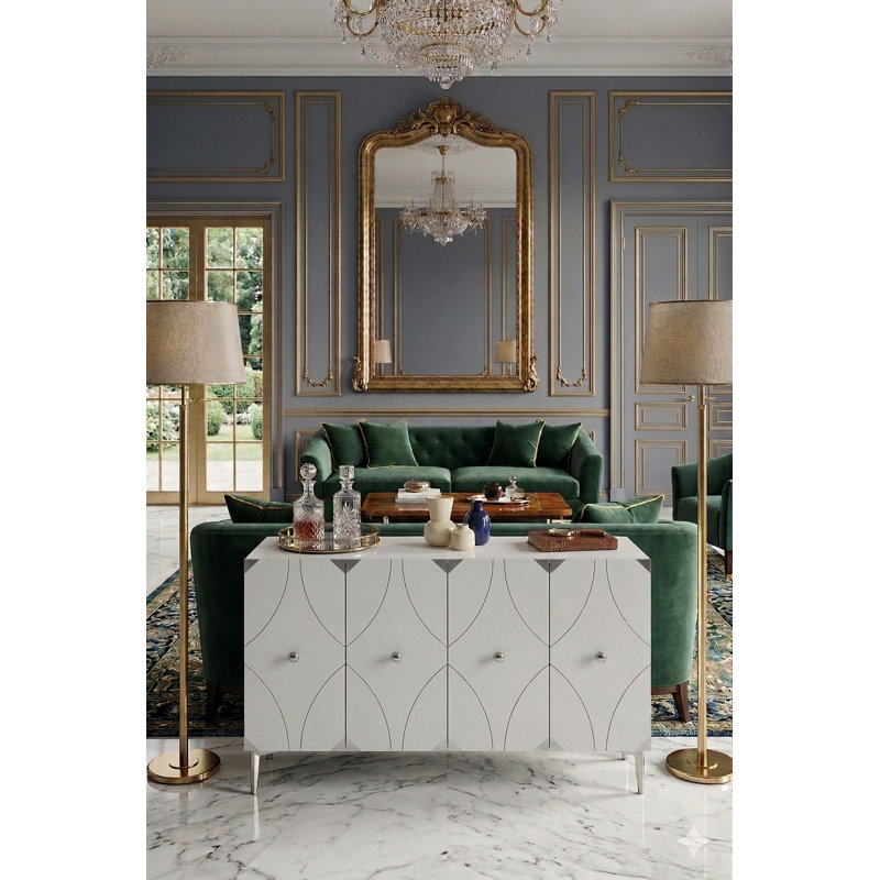 Console, Blanc, Argent