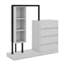  Meuble d'organisation avec 4 tiroirs et 3 tablettes de rangement Corunna-1880946552