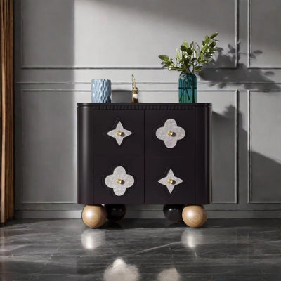 French style living room bedroom accent cabinet
