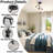 3-Light Modern Sputnik Globe Semi Flush Mount-1377869818