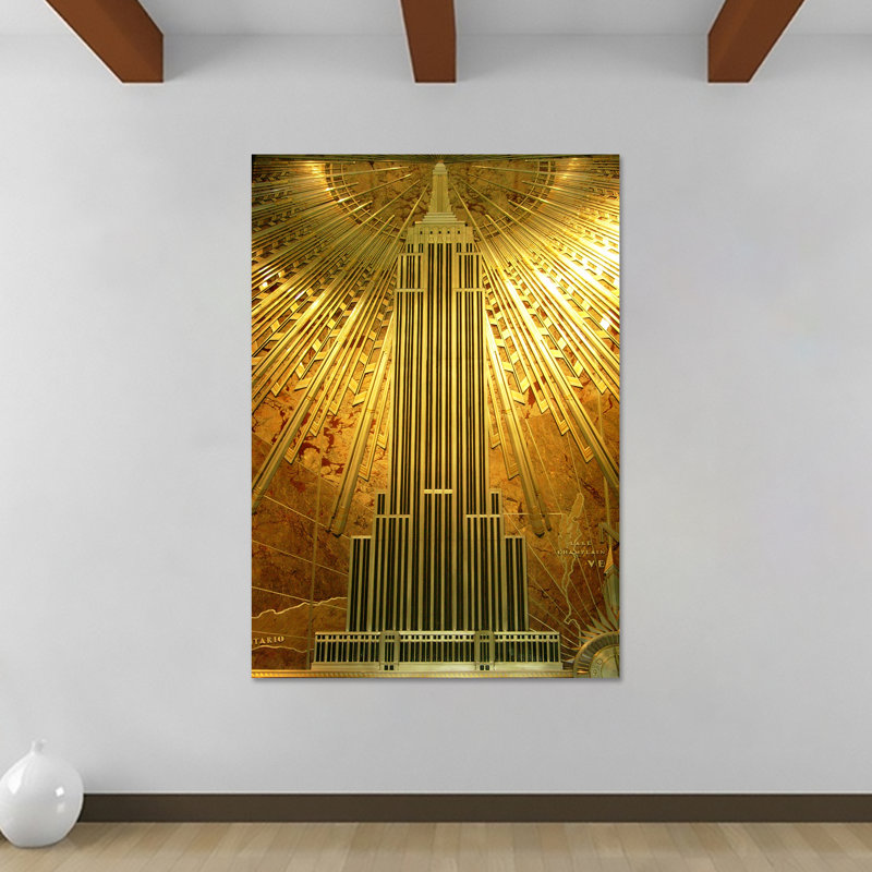 Empire State Building - Wrapped Canvas Print, 30.5cm H x 40.6cm W x 3.8cm D