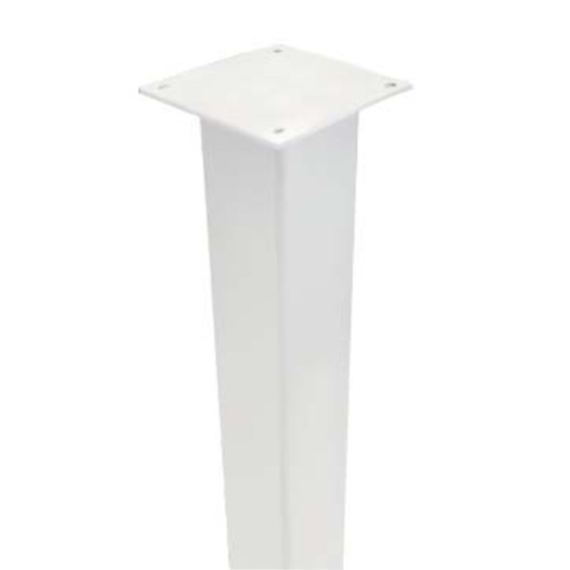 Optional RetroBox and Uptown Box  60" H Pole, White