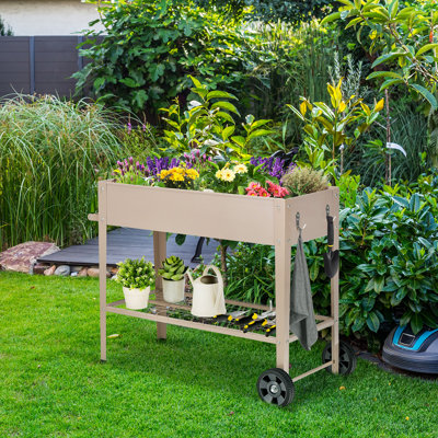 Pot à fleurs surélevé en plastique Nicle