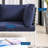 Harmony Sunbrella Basket Weave Outdoor Patio Aluminum Loveseat by Modway-58125827-58125826