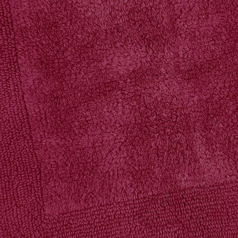 Ruthann Cotton Reversible Bath Mat, Beetroot