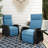 Moore Wicker Recliner Patio Chair with Cushions-967660028-967660000