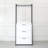 Fiona 96 in. W White Freestanding 3 Tower System 7 -Shelf Walk in Wood Closet System with Metal Frame