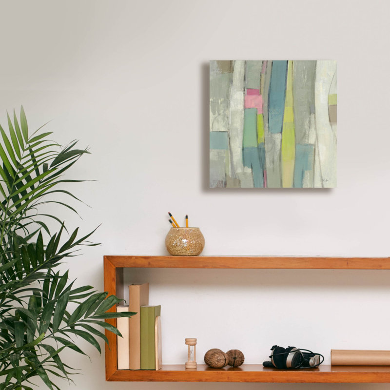 «Spring Stream» par Silvia Vassileva, art mural sur toile, H 12 po x l 12 po