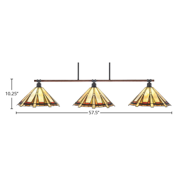 Luminaire suspendu 3 lumières Kaolan