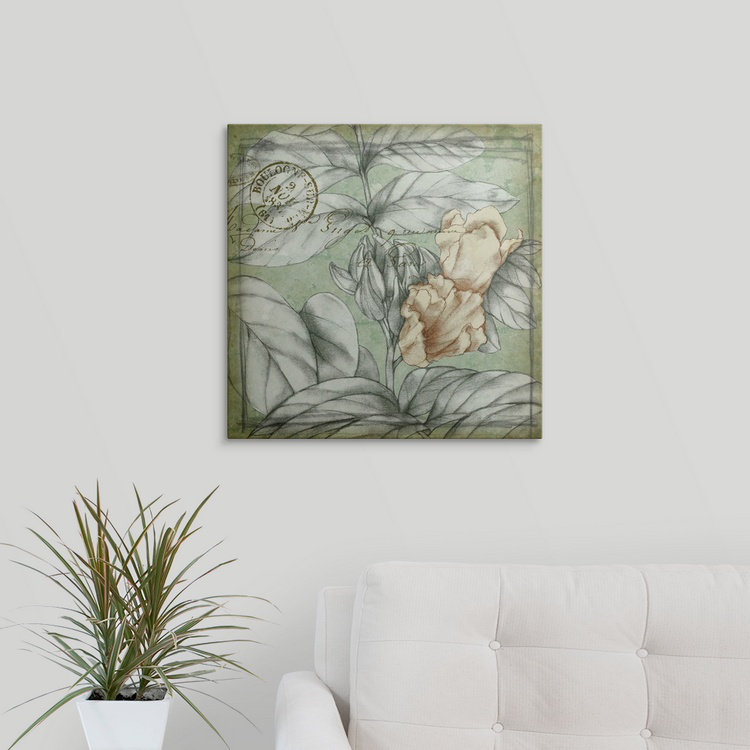 « iii » jennifer grolier, impression Postmark Tropicals, H 35 po x l 35 po x P 1,5 po, Toile