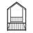 Easy-Assembly Montessori Bed Featuring Playful House Outline-702494410-702494411