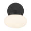  Applique murale 1 lumière Barrow en noir mat-779830319