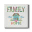 Family - reproduction d'art textuel sur toile tendue-482353715