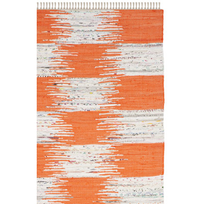 Opie Hand Woven Cotton Ikat Rug