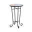 Table d'appoint de patio avec gracieuse