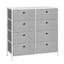 Commode double 8 tiroirs 31,5 po Gehl-745755470