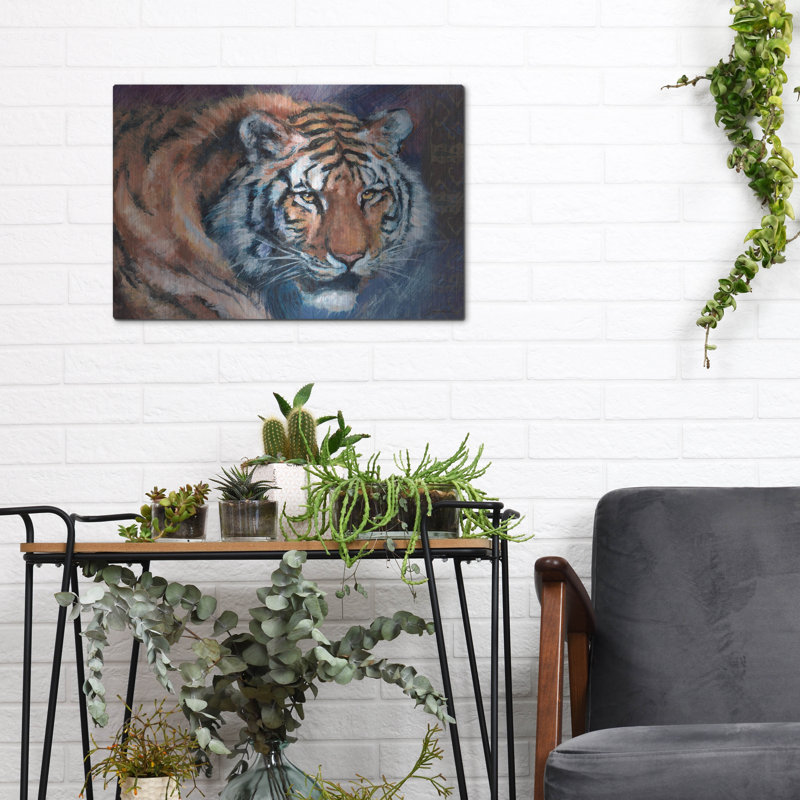«Tiger Tales» par Robert Campbell, H 12 po x l 16 po