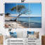 Monochromes bleu et gris, paysage cubain, ensemble d'art sur toile, Cuba-107751978-107751981