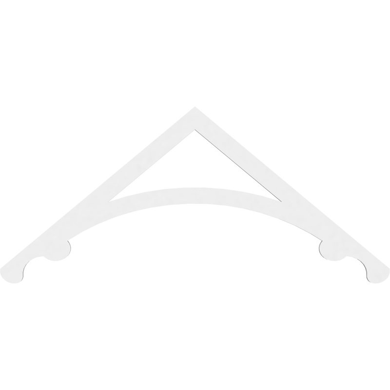 Pignon en PVC de qualité architecturale Legacy, H 27,5 po x l 60 po x P 1 po, 10 / 12