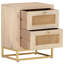 Astryd 40cm W Iron Bedside Table