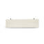 L'ensemble de salle à manger 6 pièces comprend une table rectangulaire en lin blanc cassé, un petit banc et 4 chaises Parson en tissu de lin bleu - finition noire brossée-1218275883-1218275881-1218275879