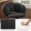 Boucle 360 Swivel Height Adjustable Task Chair-1188421067