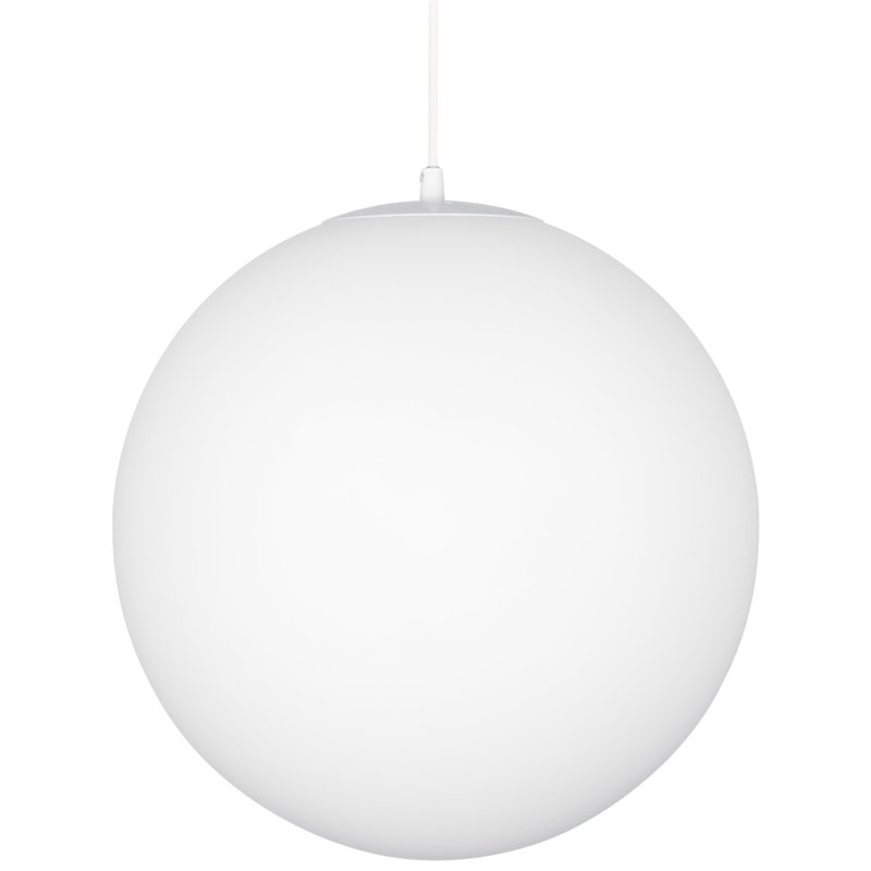 Luminaire suspendu en forme de globe à 1 lumière Ailet, H 78,5 po x l 14 po x P 14 po