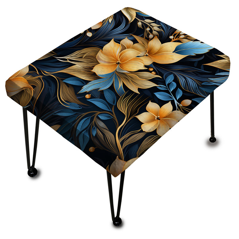 Tropical Twilight Ii Tropical Pattern - Tropical Rectangle Ottoman