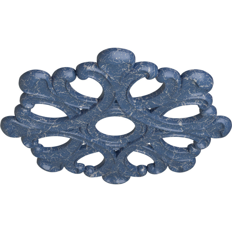 Médaillon de plafond Endurathane Lunel, DE 20 1/4 po x P 1 1/2 po (convient aux auvents jusqu'à 3 3/4 po), apprêté en usine