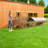 Large Chicken Coops, E-Coated Metal Run with UV Cover, Farmhouse Backyard