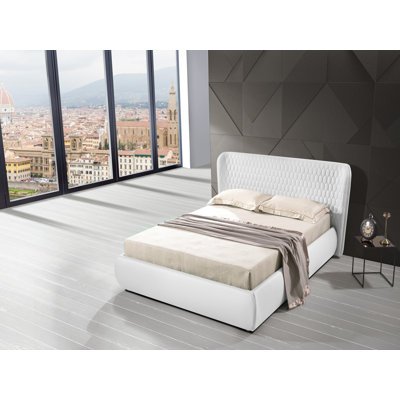 Upholstered Platform Bed -  Casabianca Furniture, CB-A101QWH