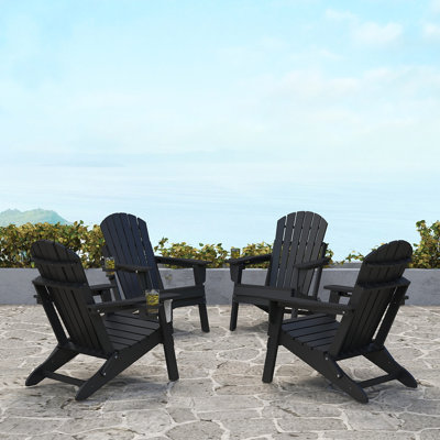 Set Of 4 Folding Adirondack Chair