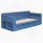 Queen Size Daybed With Removable Desk, Storage Drawers & Hydraulic Side Table, Blue-629845707