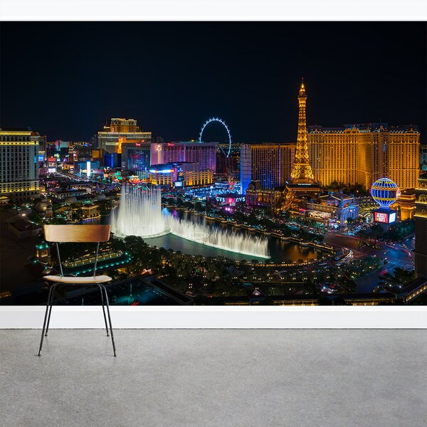 Las Vegas Sin City Casino Full Wall Mural Photo Wallpaper Print Home 3D  Decal