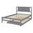 Platform Bed With Adjustable Trundle