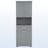 Large Storage Space Tilt-Out Laundry Hamper and Upper Storage Cabinet-105205761