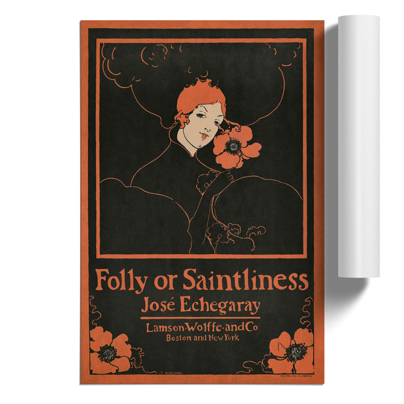 Folly Or Saintliness by Ethel Reed - No Frame Print, 30cm H x 21cm W x 0.1cm D