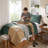 2 Pieces Twin/Twin XL Comforter Set,Green-131298239-131298241