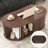 Coffee Table With Storage And 360° Sliding Doors, Walnut