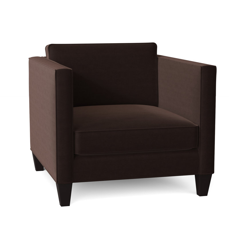 Fauteuil de 37 po de large Pudalov, Noyer Akiko