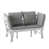 White Frame/Gray Cushions selected