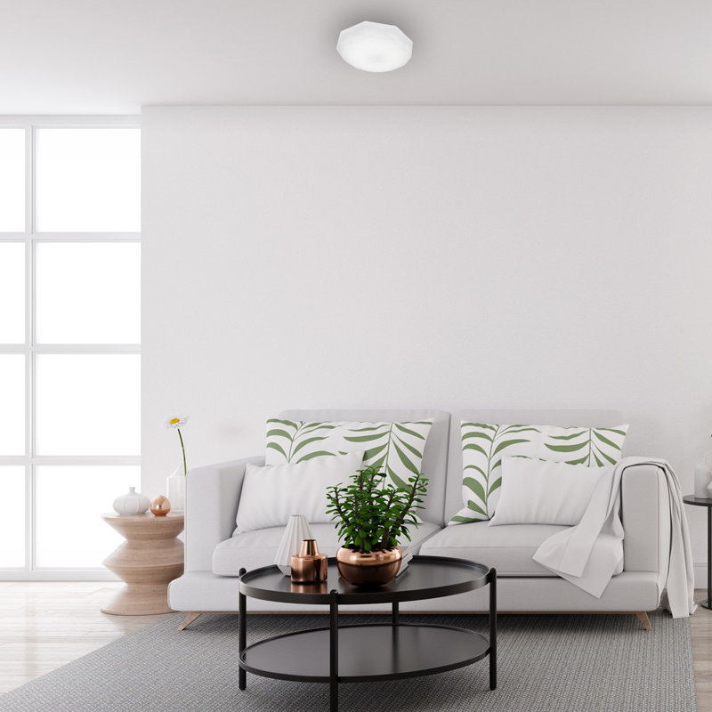Eisen 4-Light 50.8cm Semi Flush Mount, 80cm H x 29cm W x 0.3cm D