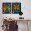 «Twin Jungle Tigers», ensemble de 2 toiles flottantes encadrées par Carrie Cantwell-596829883-596829882