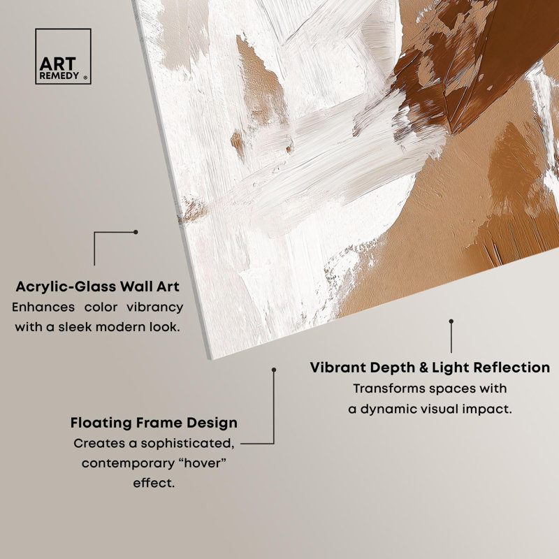 «Cream Contours Boho Decor» par Art Remedy, H 30 po x l 20 po