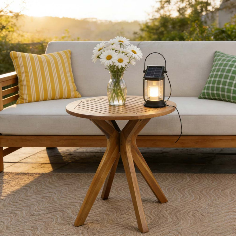 Outdoor Side Tables, Teak