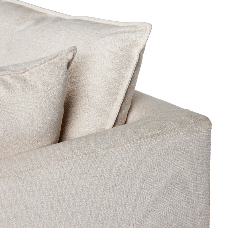 Kosa Sofa, Cream Polyester Blend